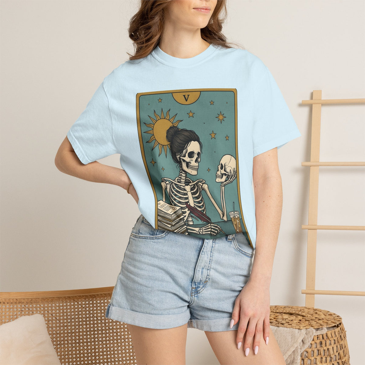 Skeleton Educator Shirt Teachers Spooky Gift Women product image 10