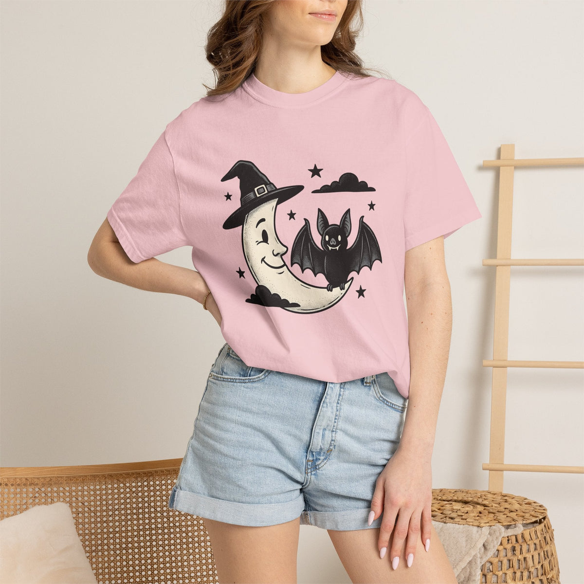 Dark Bat Shirt Halloween Sorcery Unisex Gift Classic Tee product image 12