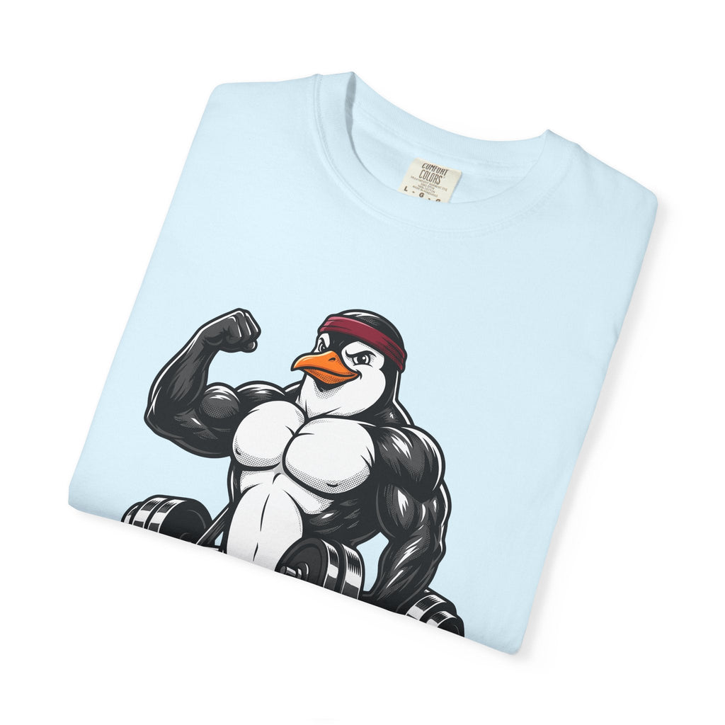 Muscular Penguin Shirt Fitness Wildlife Unisex Gift Comic product image 8