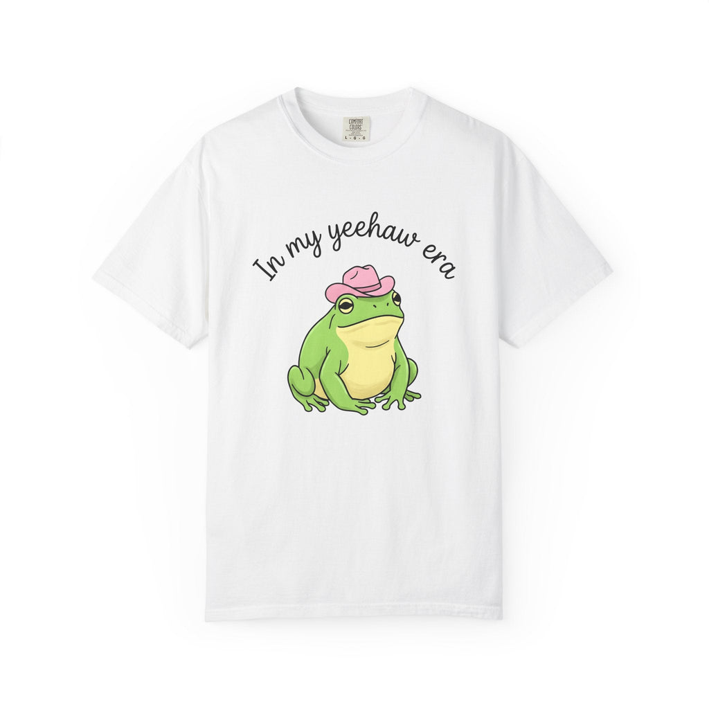 Frog Cowboy Hat Shirt Funny Wildlife Unisex Gift Caricature Tee Toad T-Shirt