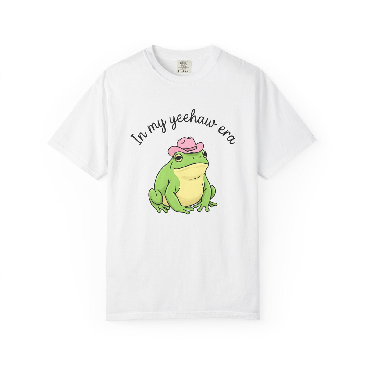 Frog Cowboy Hat Shirt Funny Wildlife Unisex Gift Caricature Tee Toad T-Shirt