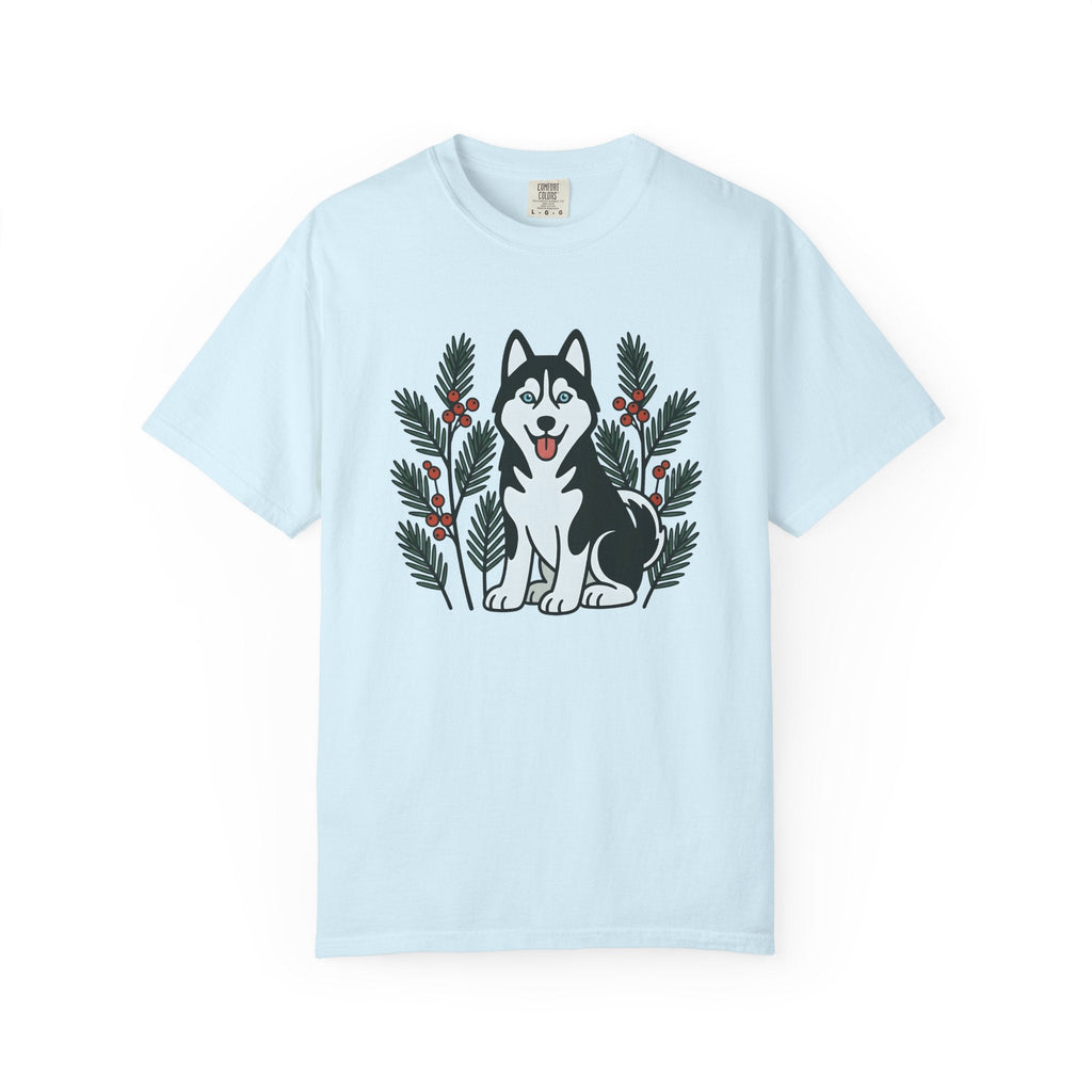 Husky Pet Shirt Dog Holidays Unisex Gift Sketch Tee product image 2