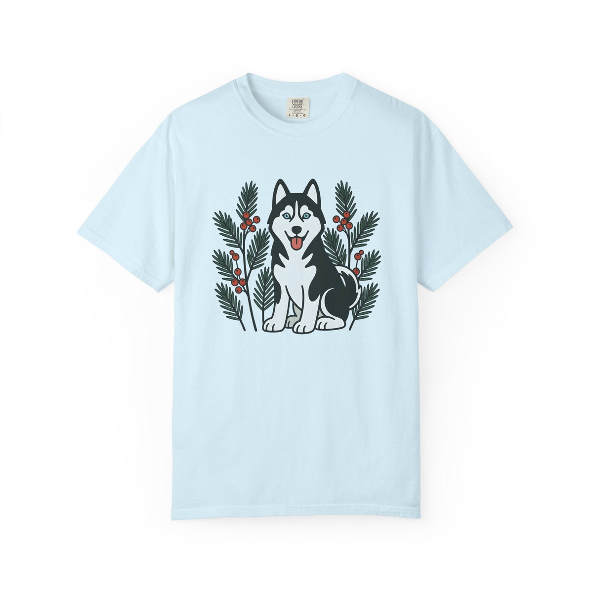 Husky Pet Shirt Dog Holidays Unisex Gift Sketch Tee product image 2