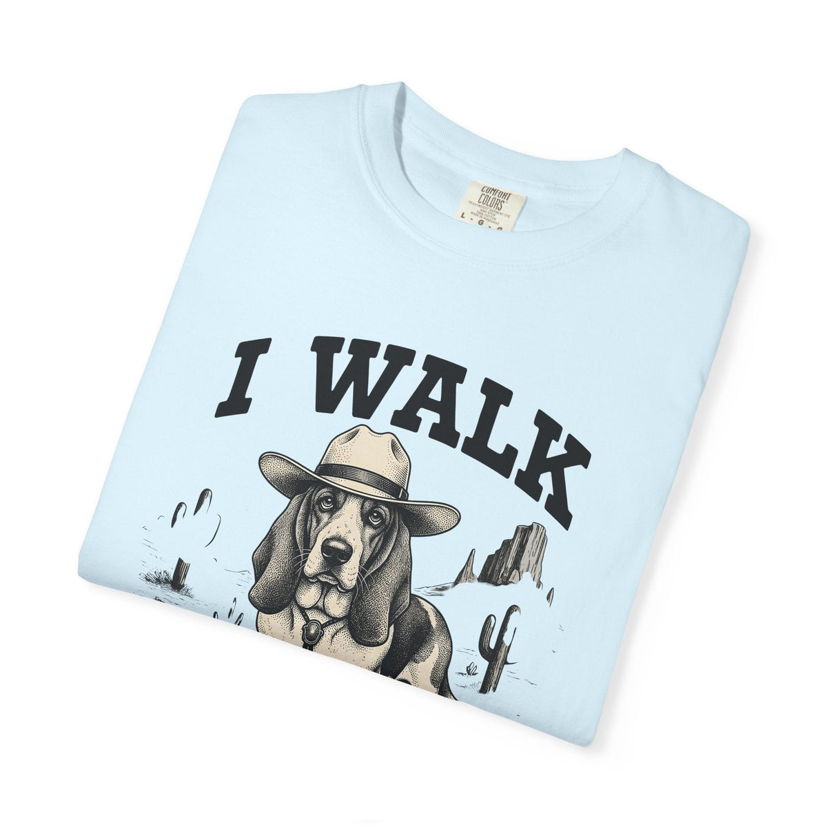 Basset Hound Cowboy Shirt Dog Gift Women Retro Tee T-Shirt product image 8