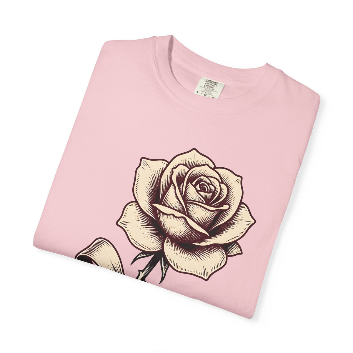 Rose Blossom Shirt Floral Nature Unisex Gift Antique Tee product image 11