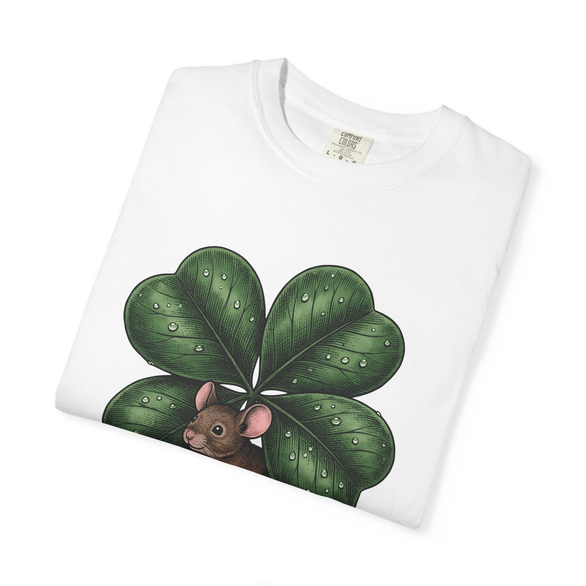 Mouse Four Leaf Shirt St Patrick's Day Wildlife Unisex Gift product image 5