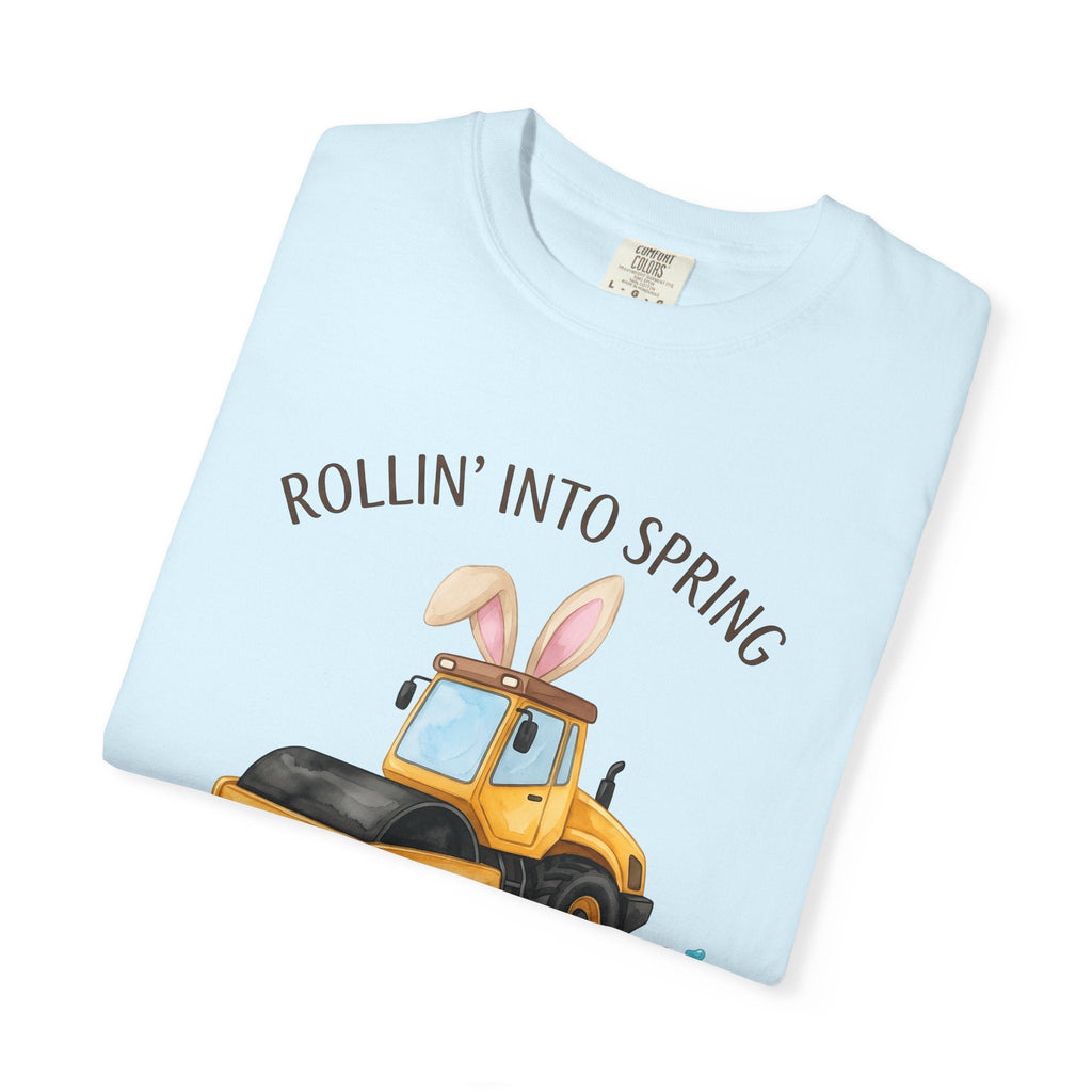 Steamroller Bunny Ears Shirt Easter Construction Unisex product image 8