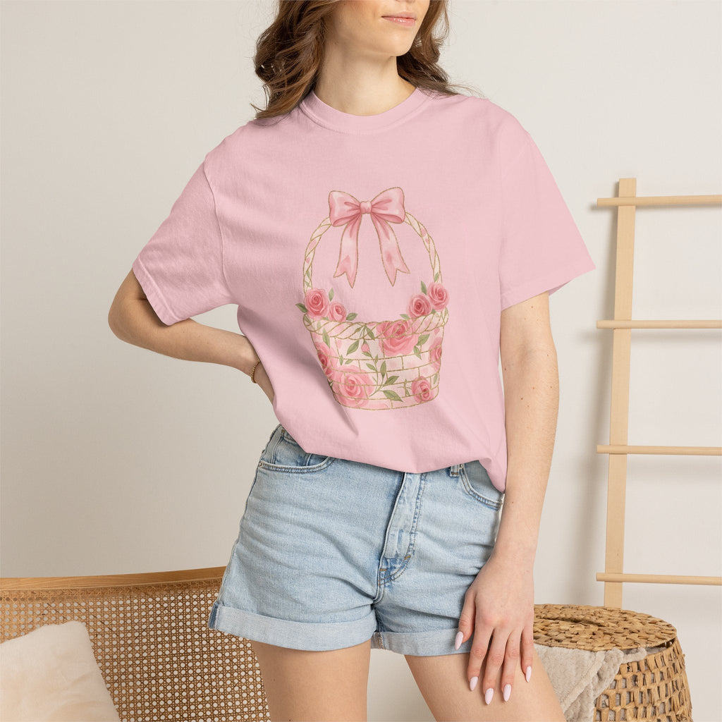 Flower Cluster Shirt Easter Bloom Gift Women Painterly Tee product image 12