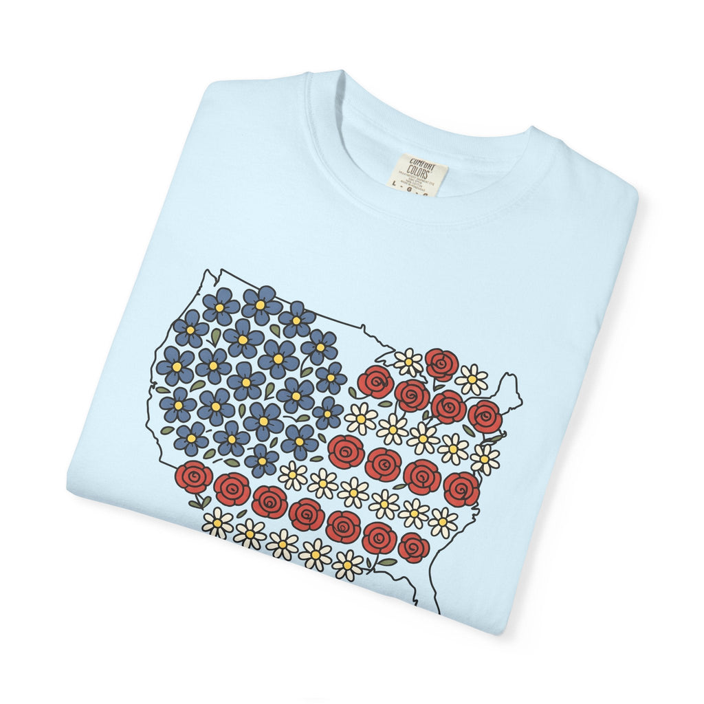 United States Floral Shirt 4th Of July Freedom Unisex Gift product image 8