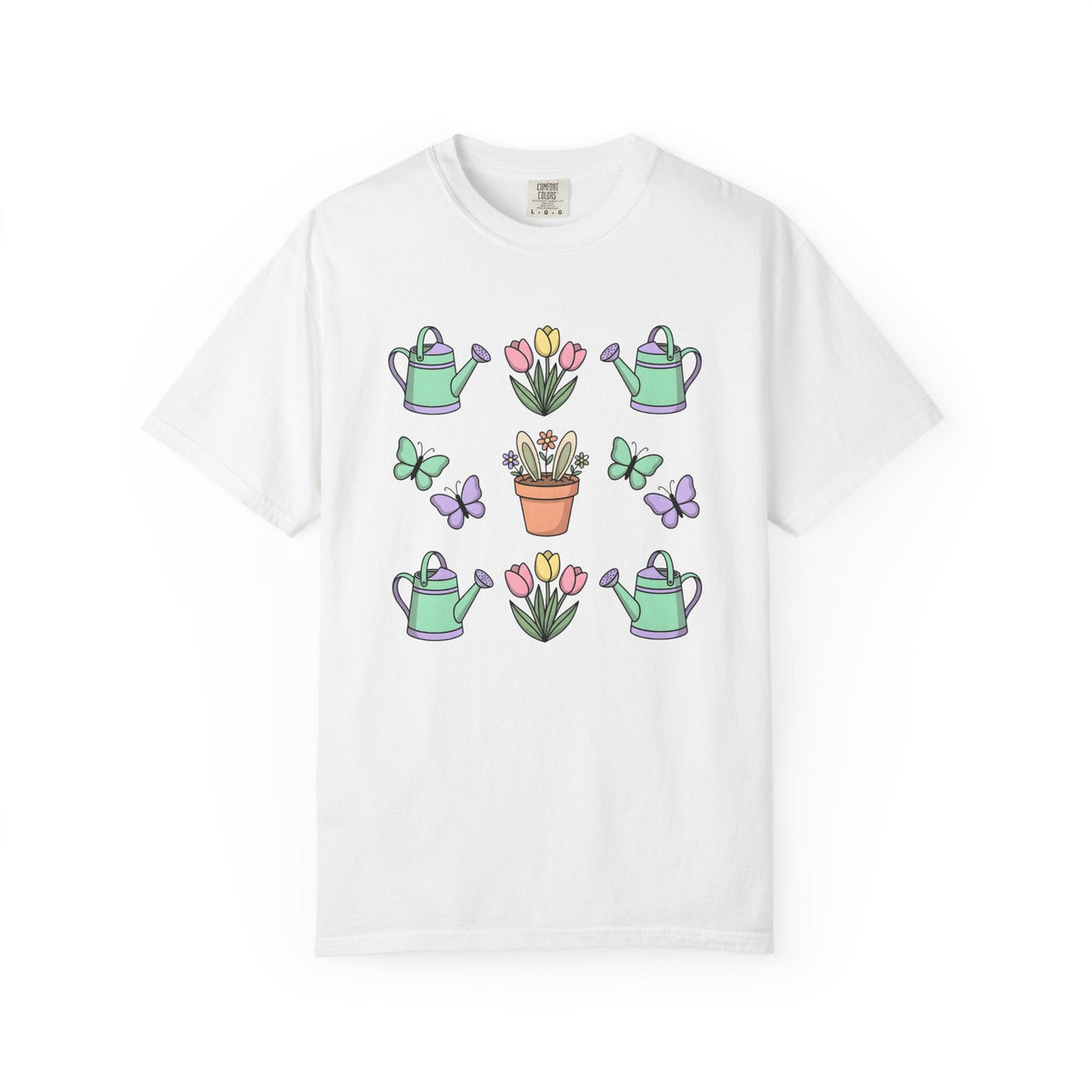 Rabbit Ears Pot Shirt Easter Plants Unisex Gift Adorable product image 1