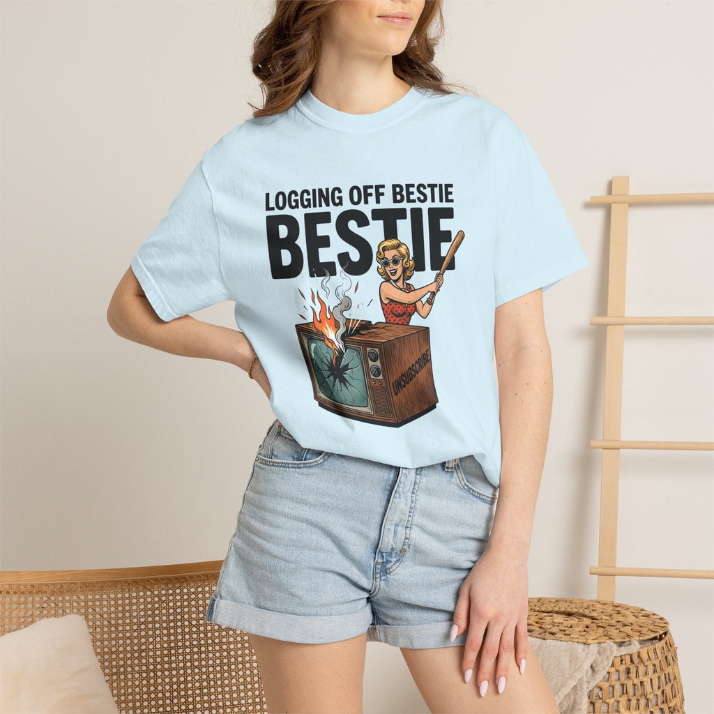 Retro Woman Tv Shirt Friendship Humor Gift Women Pop Art product image 9