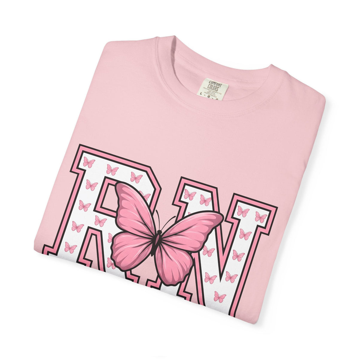 Butterfly Lettering Shirt Nurses Garden Gift Women Thick product image 11