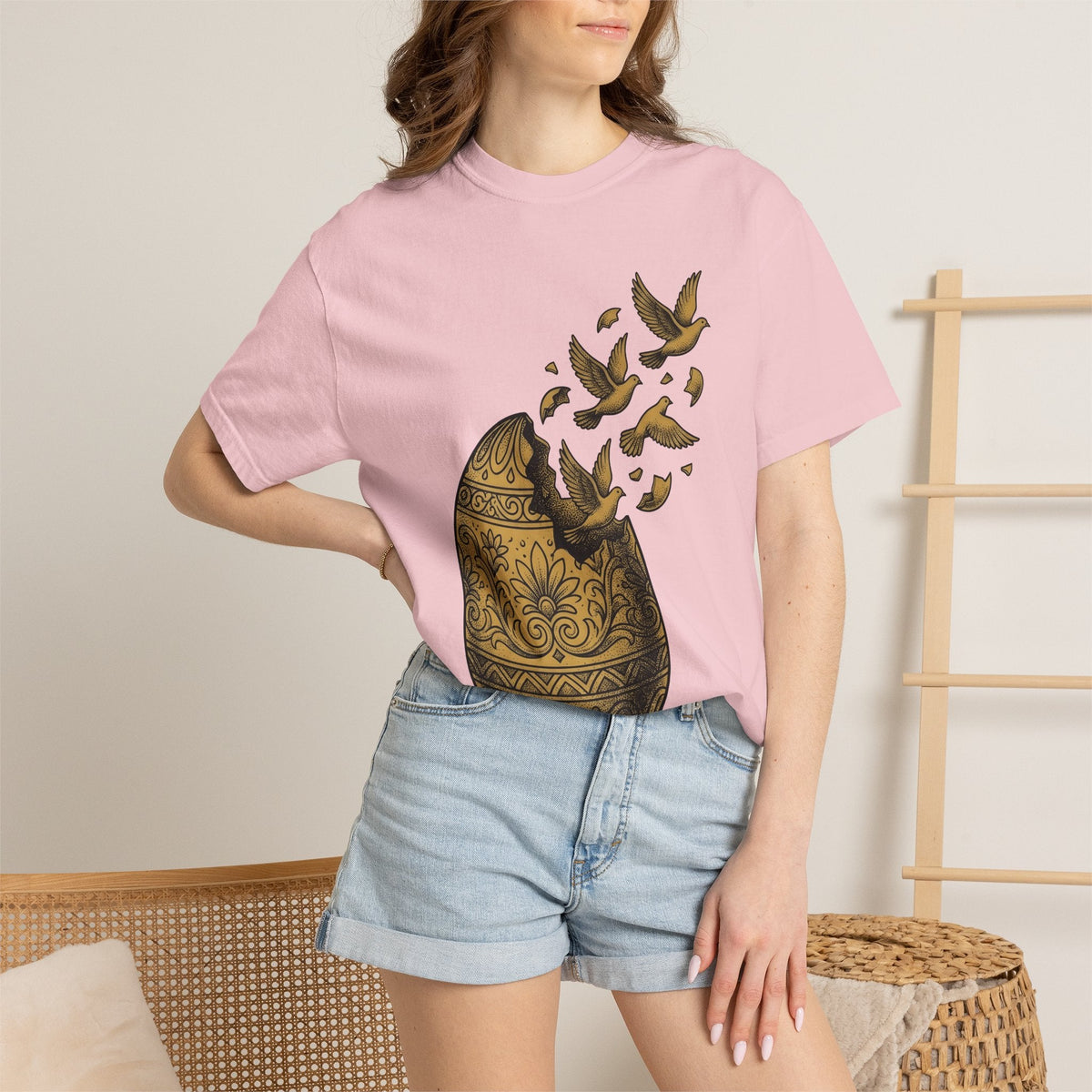 Decorative Egg Shirt Easter Flora Unisex Gift Classic Tee product image 12