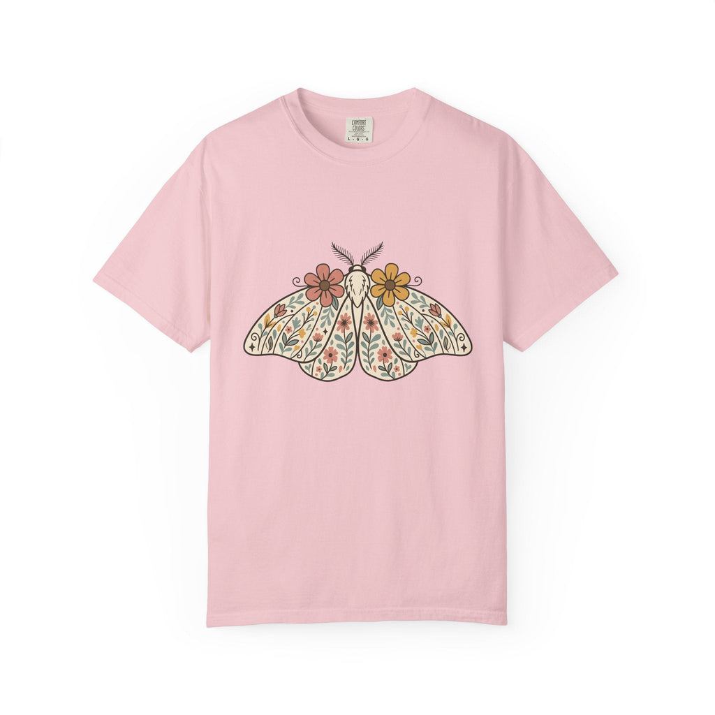 Blossom Moth Shirt Floral Wildlife Unisex Gift Rustic Tee product image 3