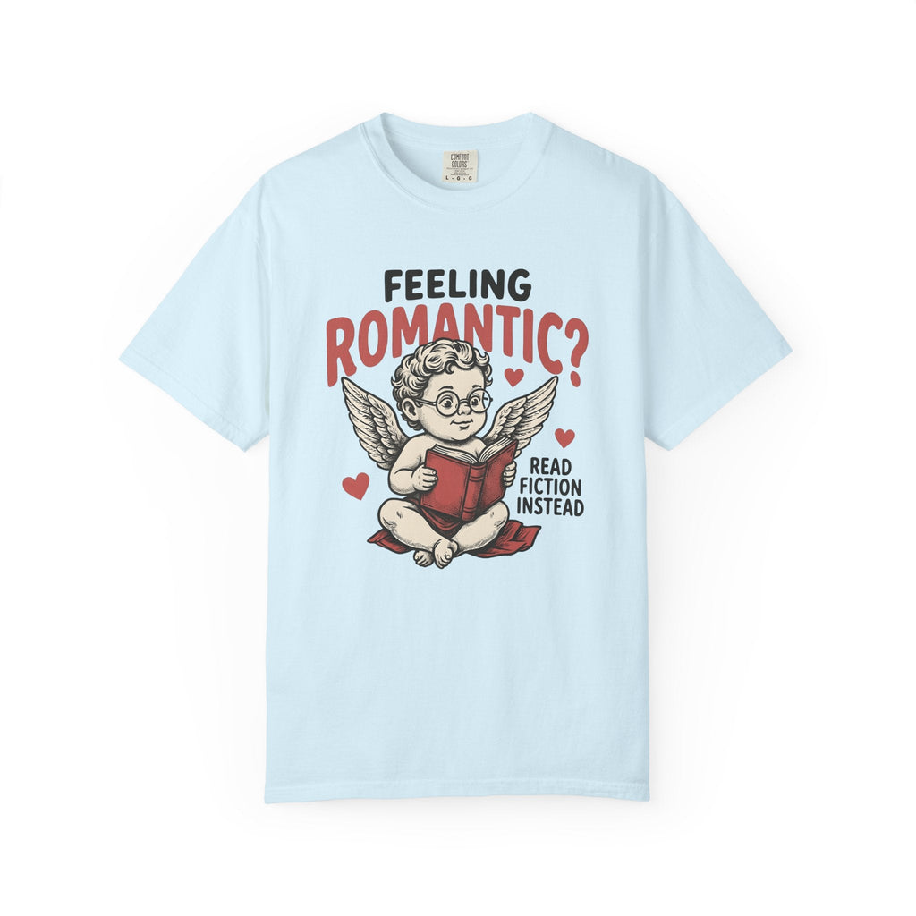 Cupid Reading Shirt Valentines Day Book Unisex Gift Vintage product image 2