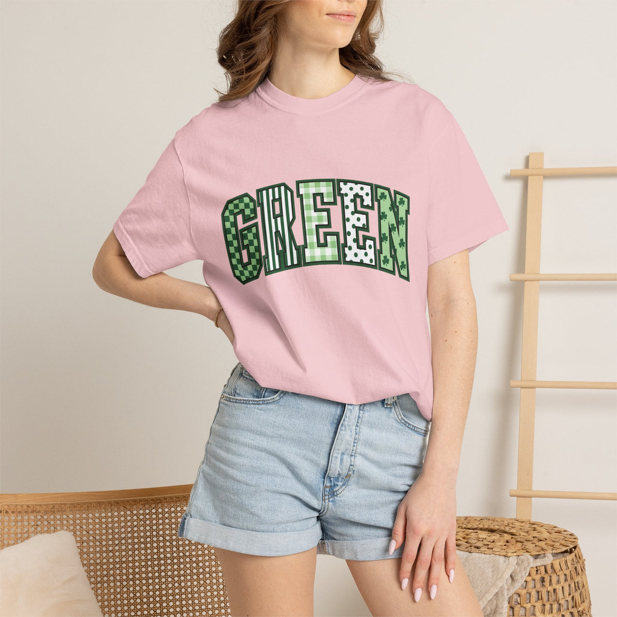 Clover Motif Shirt St. Patrick's Day Event Gift Women Eye product image 12