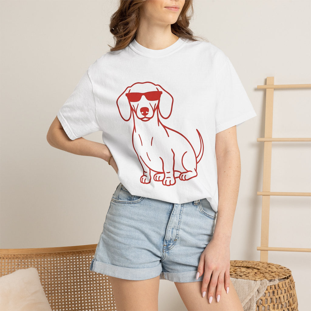 Dachshund Dog Shirt St Valentines Day Pet Gift Women product image 6