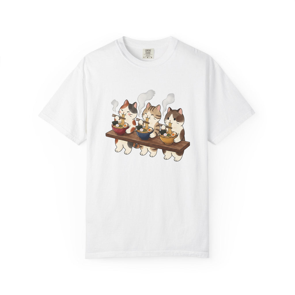 Noodle Cats Shirt Cat Cuisine Gift for Women Cute Tee Kitty product image 1