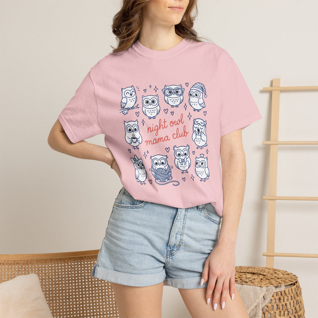 Owl Graphic Shirt Mom Animals Gift for Women Doodle Tee product image 12