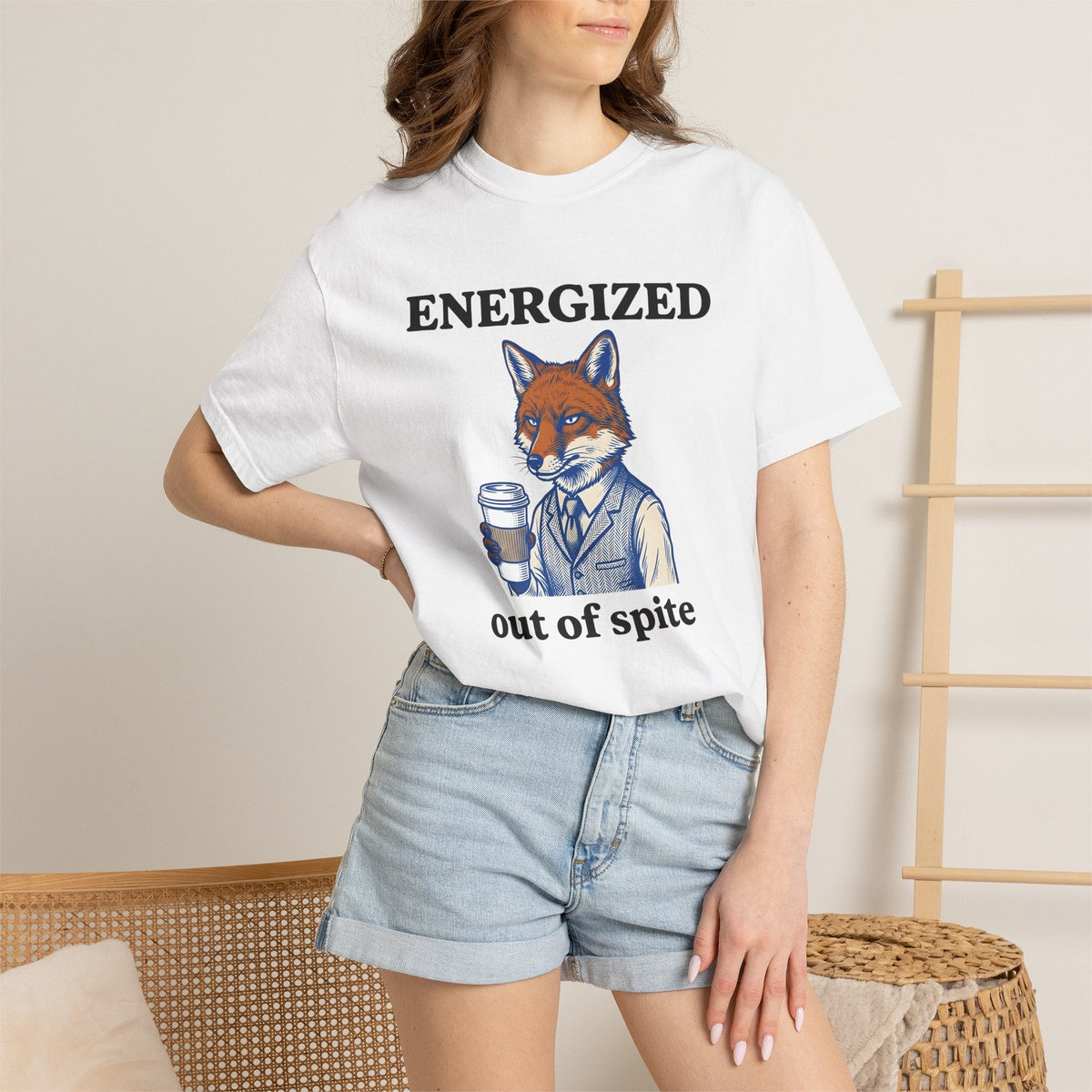 Fox Coffee Mug Shirt Coffee Wildlife Unisex Gift Retro Tee Mug T-Shirt Coffee