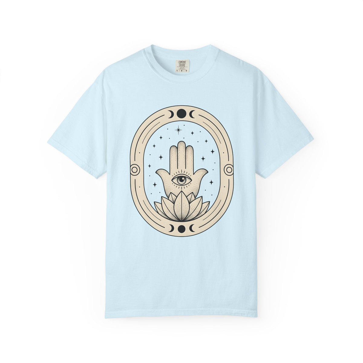 Hamsa Hand Shirt Boho Chic Spiritual Unisex Gift Mystical Tee Hand Of Fatima