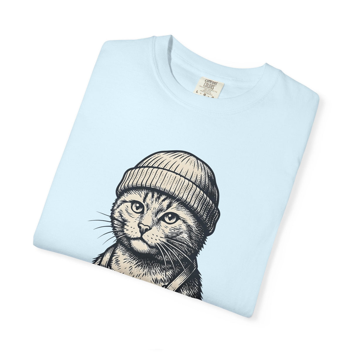 Feline Beanie Shirt Cat Mocha Gift Women Nostalgic Tee product image 8
