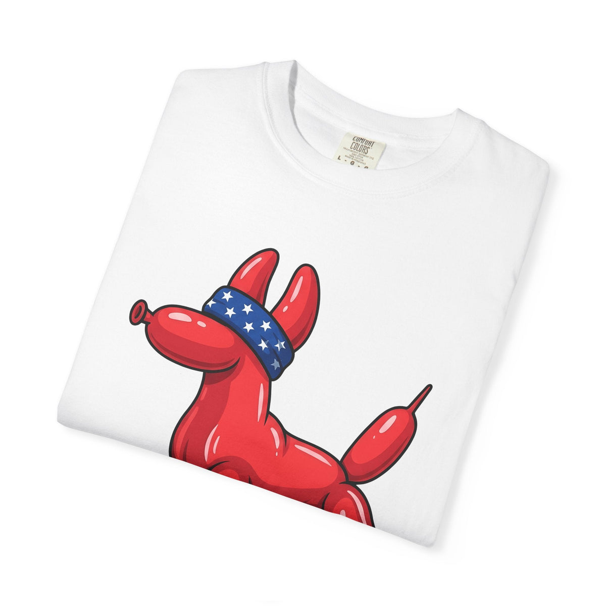 Balloon Pet Shirt Dog Patriotic Gift Women Graphic Tee product image 5