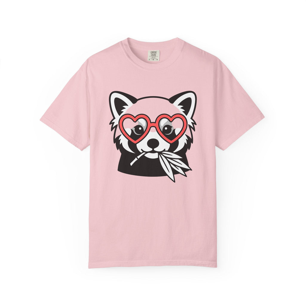 Red Panda Shirt Valentine Animal Gift Women Cartoon Tee product image 3