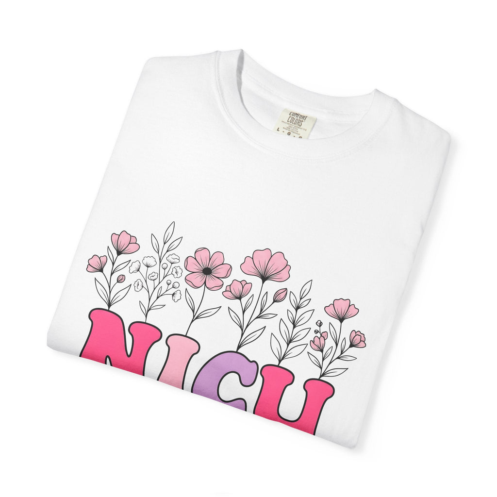 Floral Letters Shirt NICU Nurse Healthcare Gift Women product image 5
