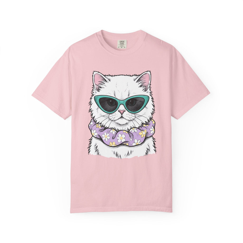 White Kitten Shirt Easter Pet Unisex Gift Sketch Tee product image 3