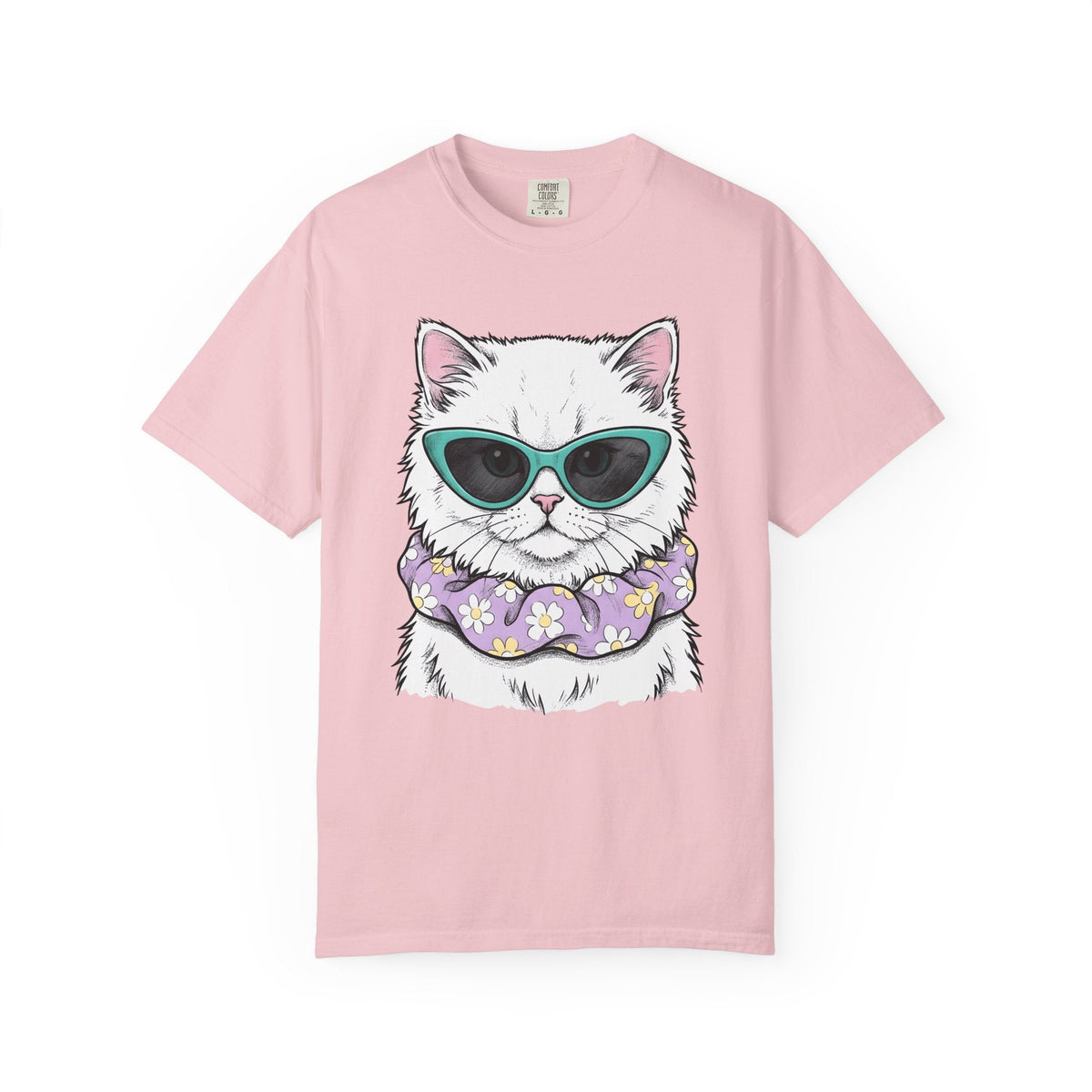 White Kitten Shirt Easter Pet Unisex Gift Sketch Tee product image 3