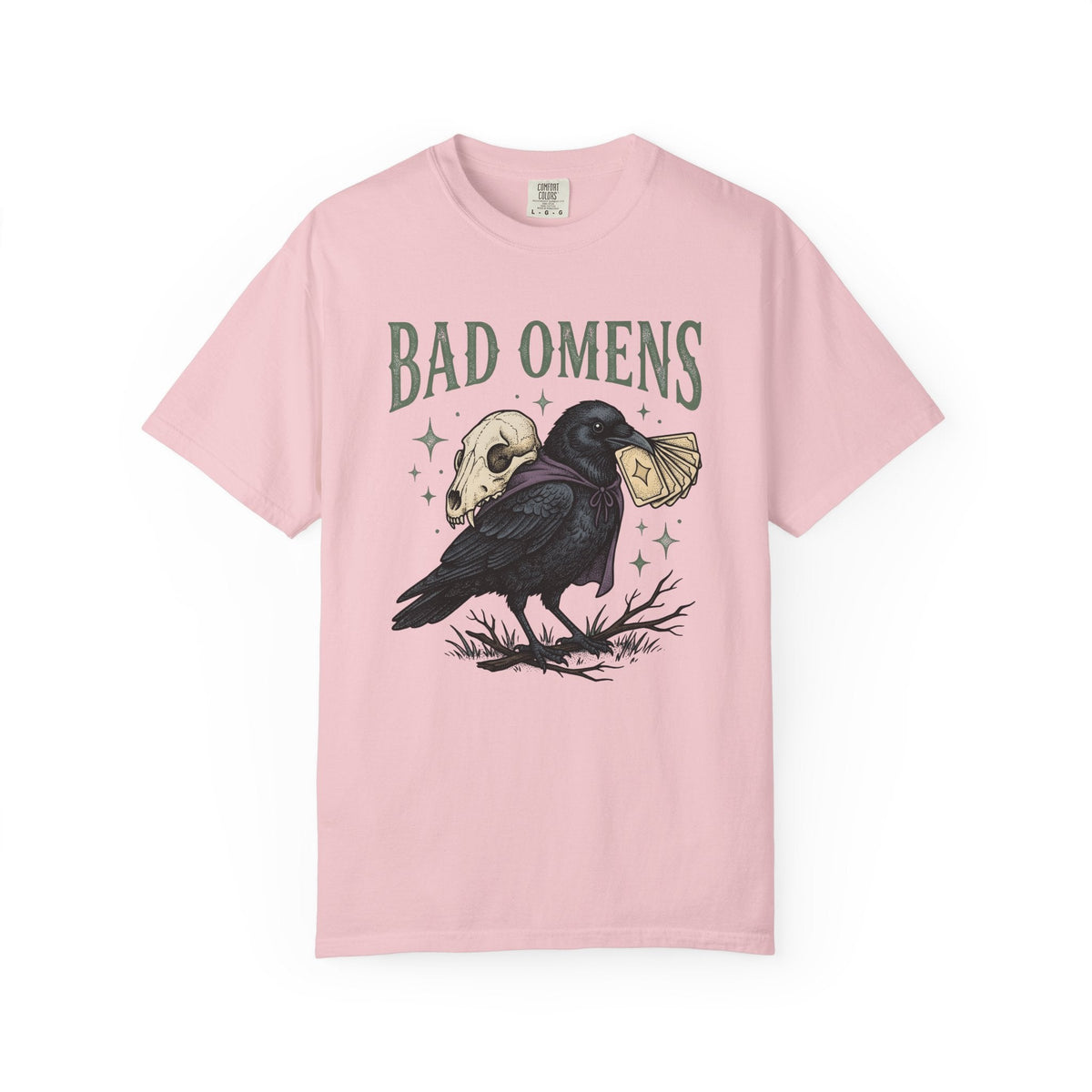 Raven Head Shirt Halloween Mysticism Unisex Gift Horror Tee product image 3