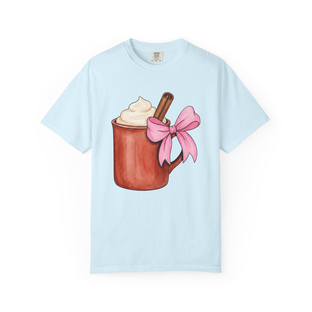 Hot Chocolate Mug Shirt Holiday Coffee Unisex Gift Watercolor Tee Cocoa Mug