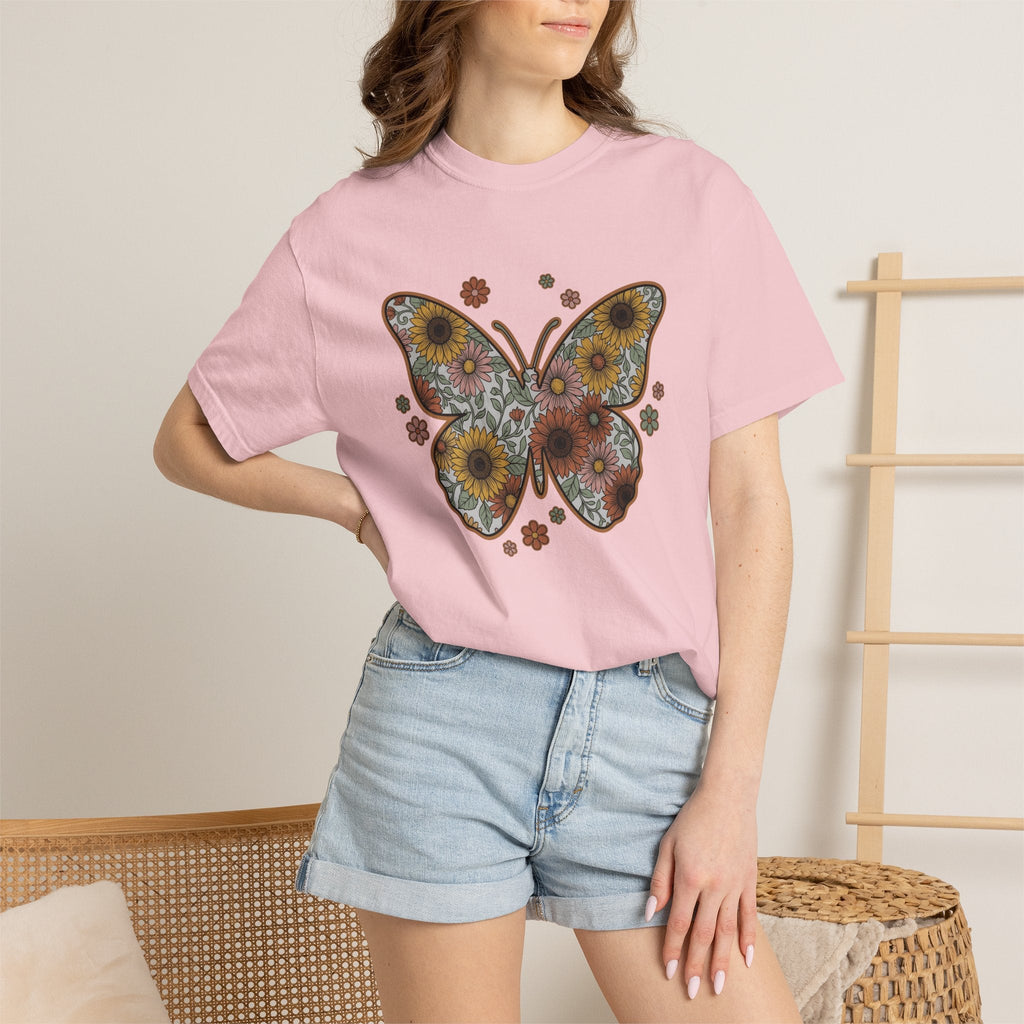 Butterfly Bloom Shirt Easter Garden Unisex Gift Tribal Tee product image 12
