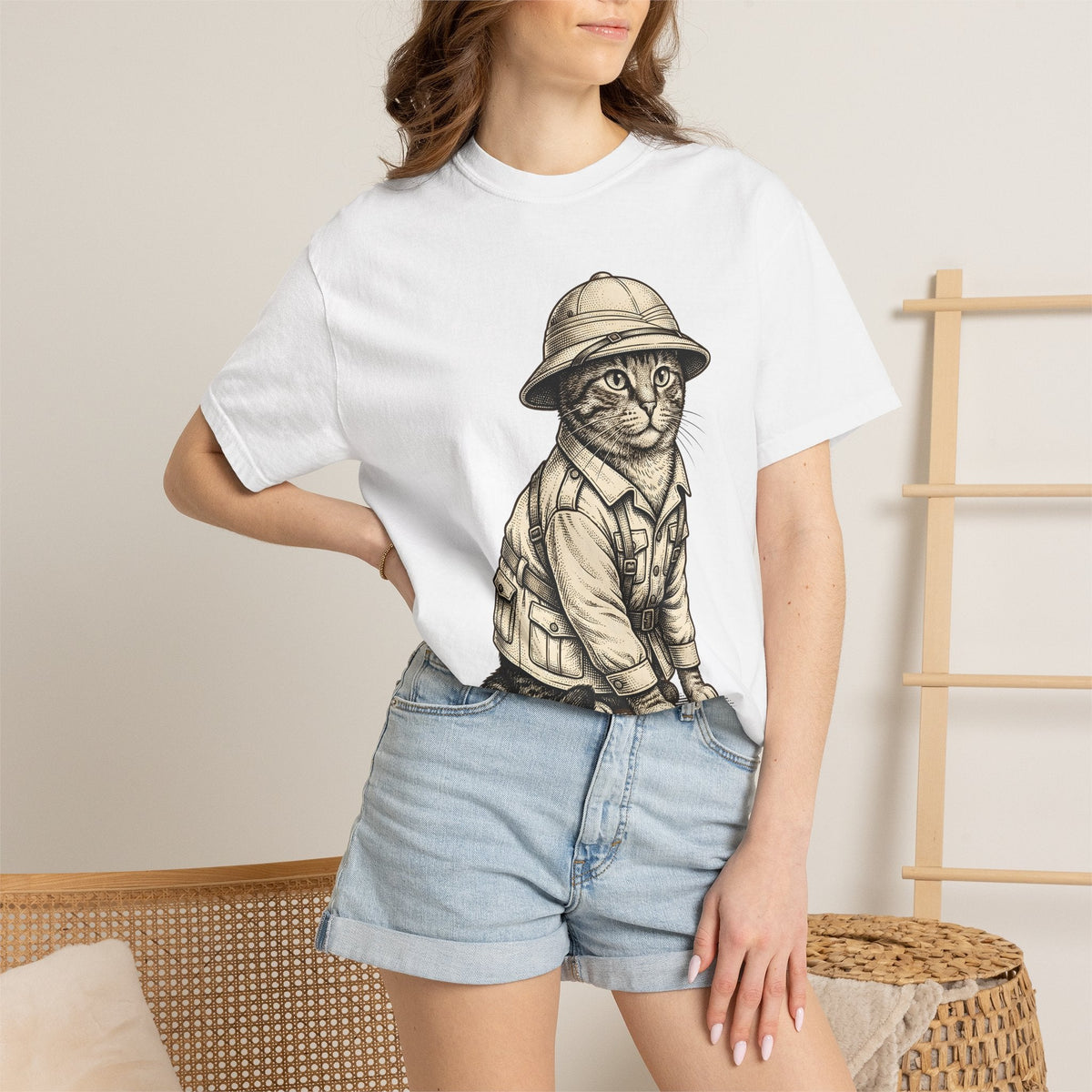 Travel Cat Shirt Pets Unisex Gift Classic Tee Kitty T-Shirt product image 6