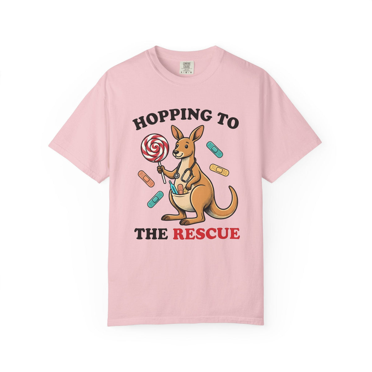 Kangaroo Nurse Shirt Nurses Wildlife Gift Women Comic Tee product image 3