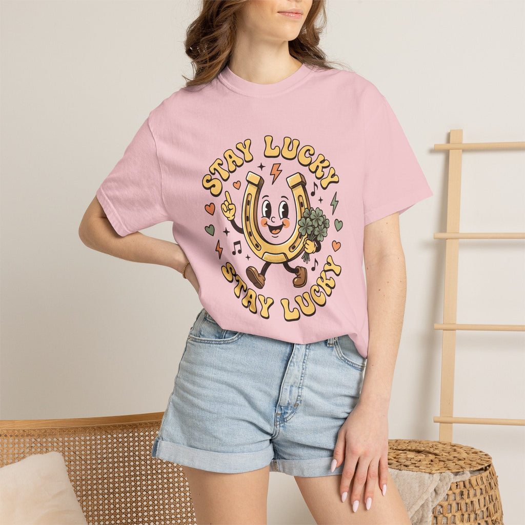 Horseshoe Shirt St. Patrick's Day Luck Unisex Gift Cartoon product image 12
