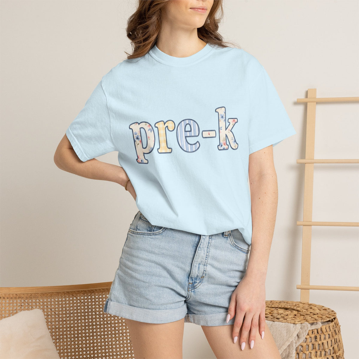 Flower Pattern Lettering Shirt Teacher School Unisex Gift product image 9
