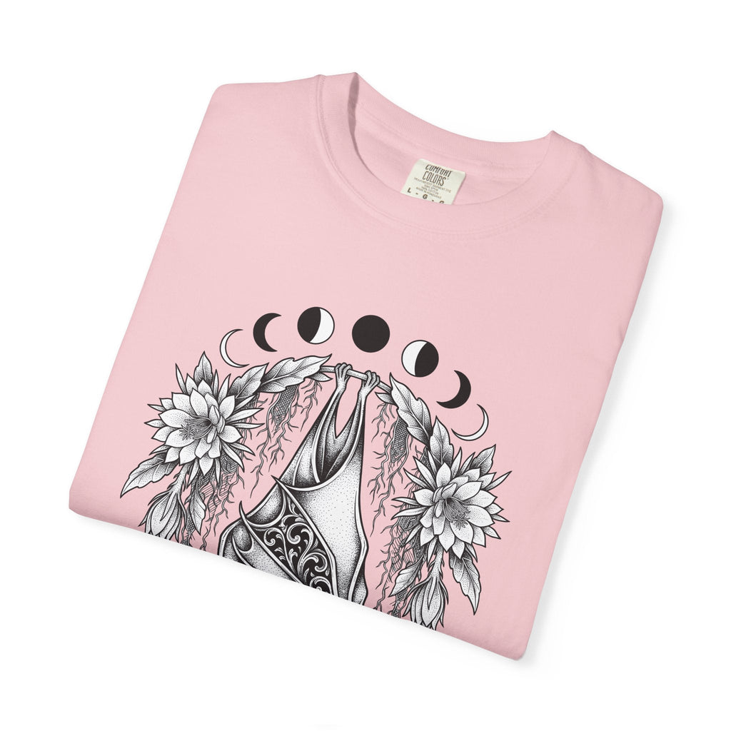 Bat Flower Shirt Halloween Magic Unisex Gift Dark Art Tee product image 12