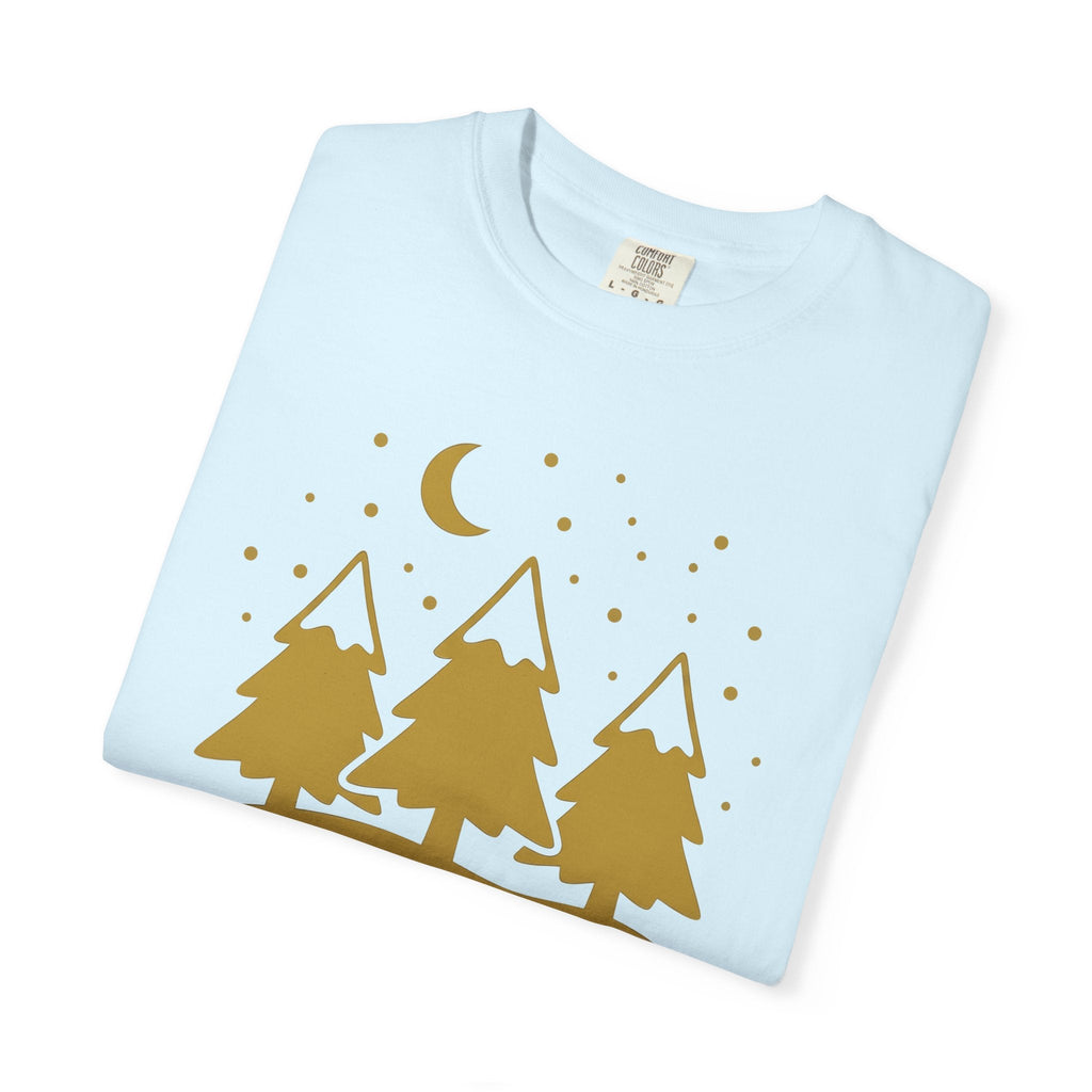 Fir Forest Shirt Christmas Cold Unisex Gift Basic Tee Pine product image 8