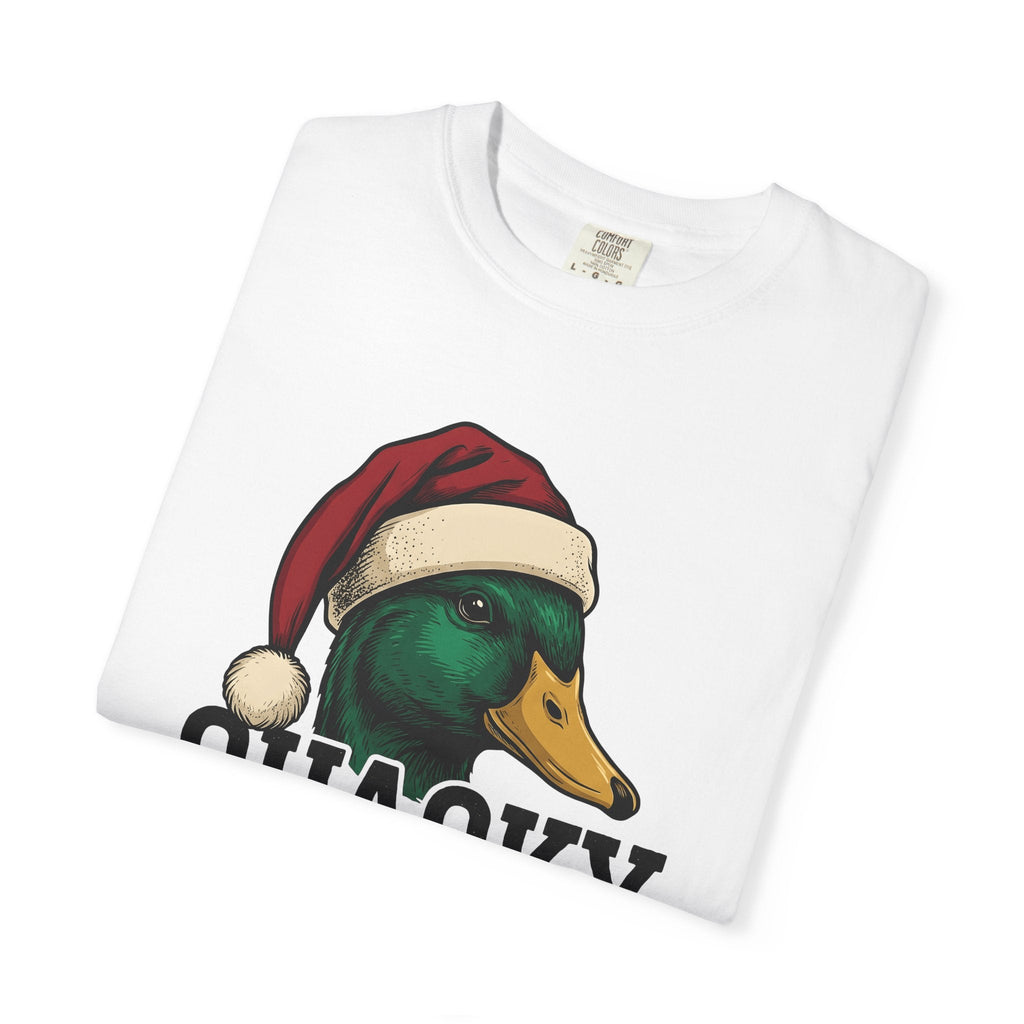 Duck Santa Hat Shirt Christmas Animal Unisex Gift Vintage Tee Mallard T-Shirt