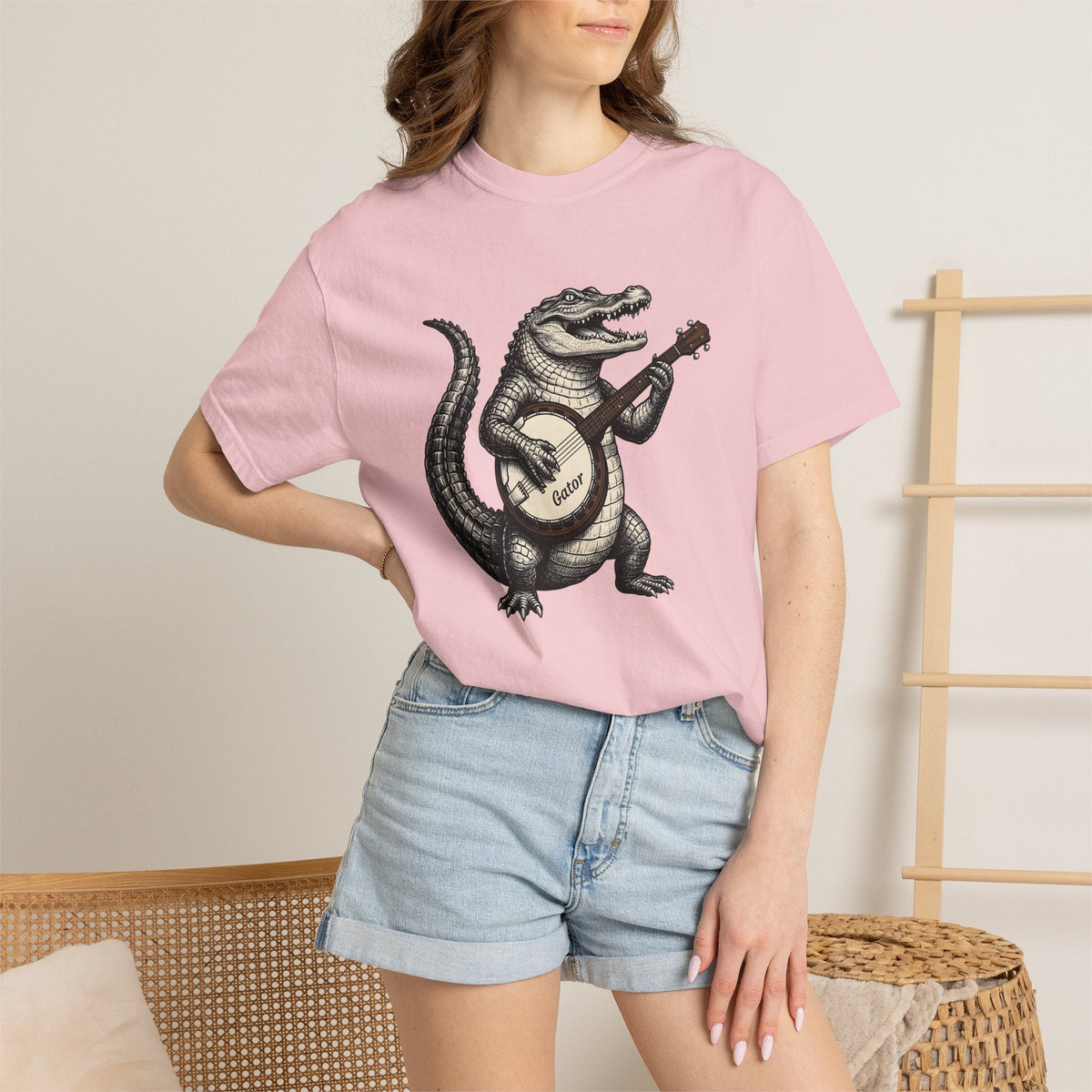 Caiman String Instrument Shirt Animals Composer Unisex Gift product image 12