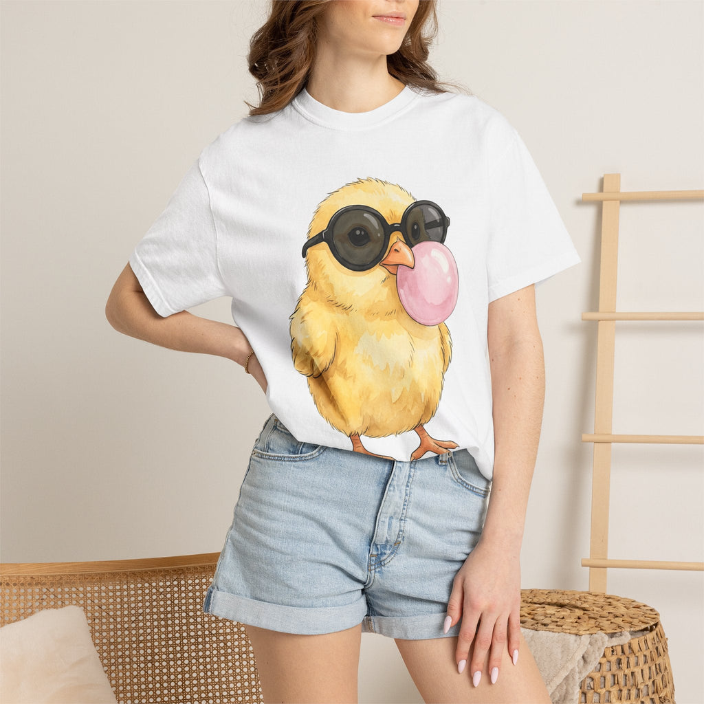 Baby Chick Glasses Shirt Easter Wildlife Unisex Gift Kawaii product image 6