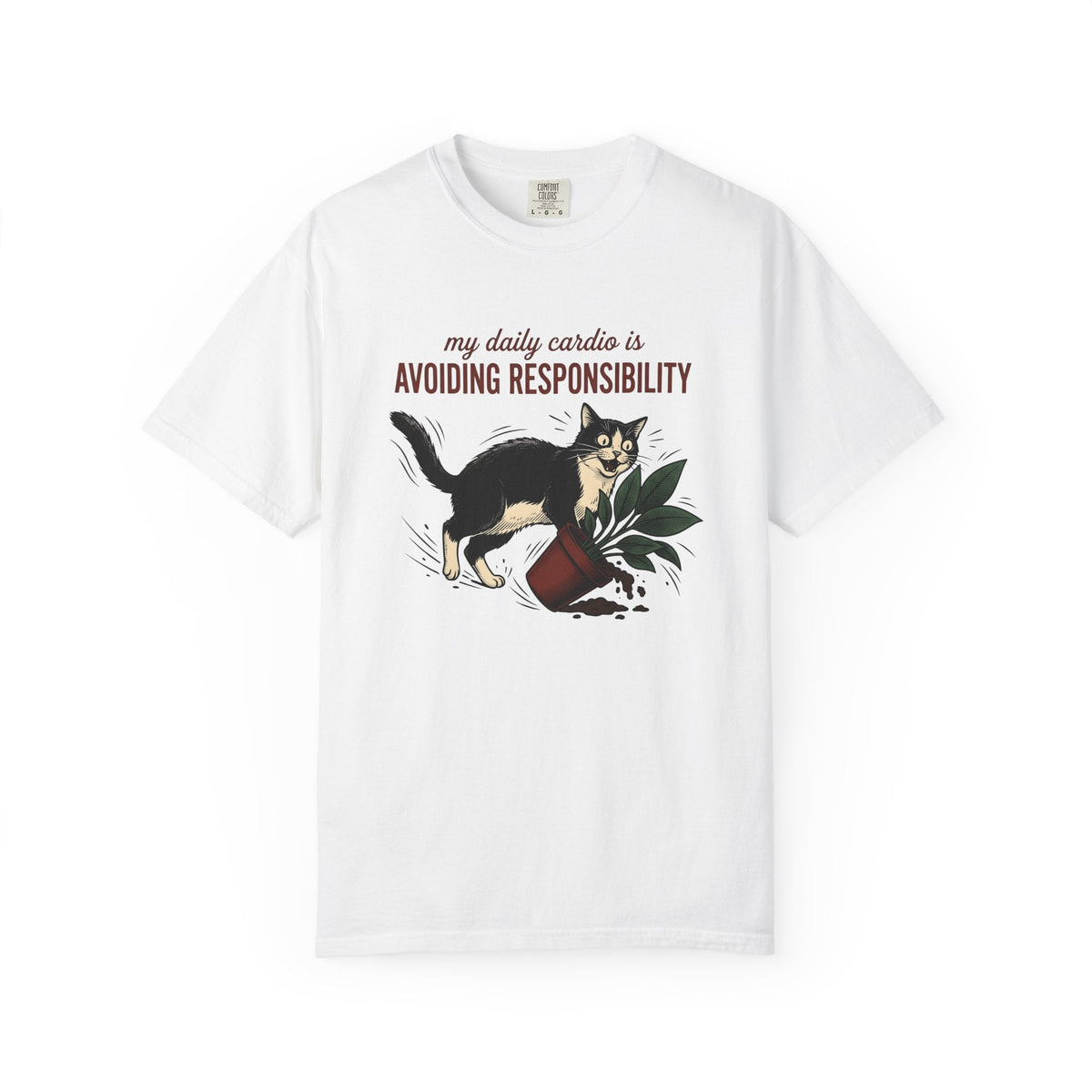 Tuxedo Cat Shirt Humor Unisex Gift Vintage Tee T-Shirt Fan product image 1