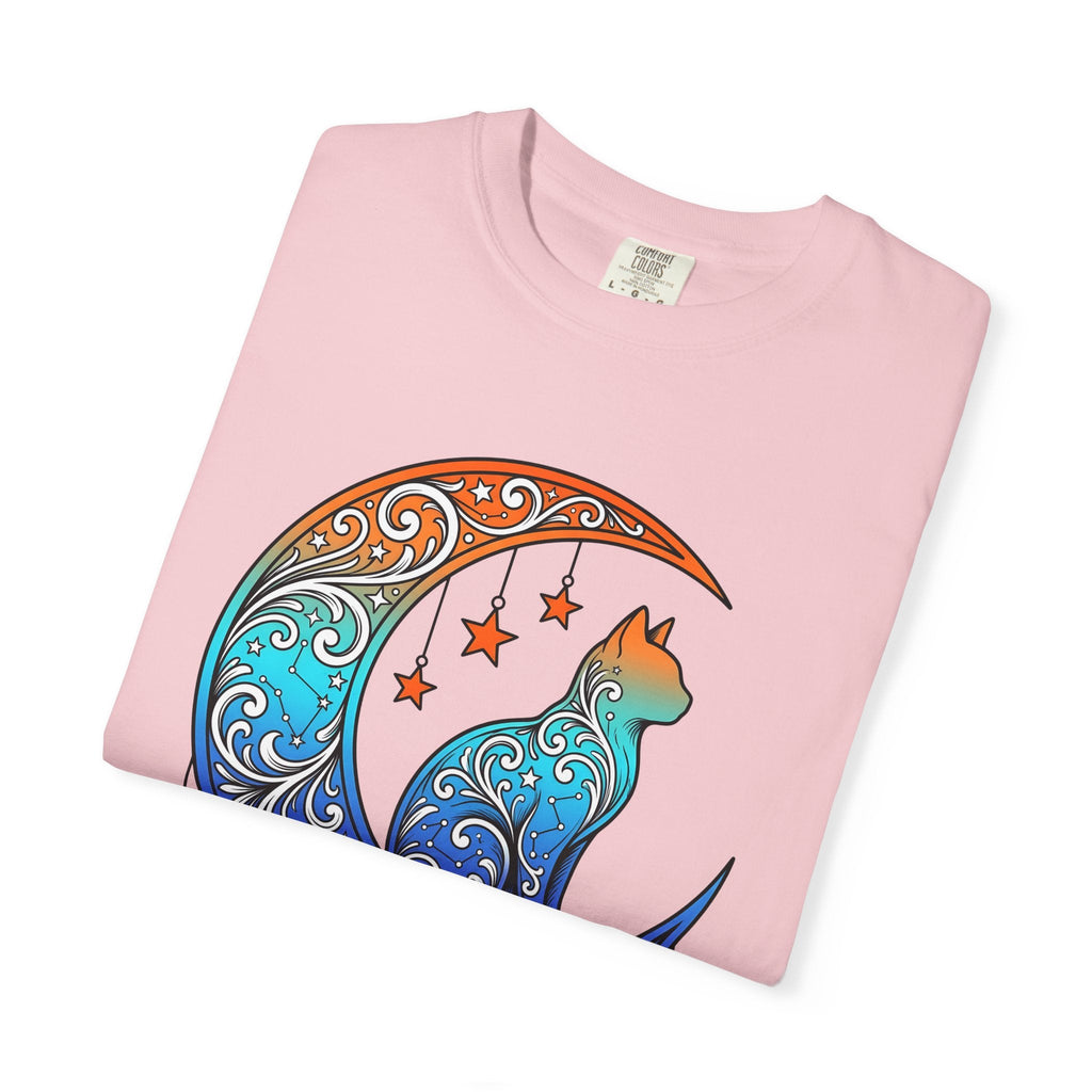 Celestial Cat Shirt Moon Unisex Gift Boho Tee Kitty T-Shirt product image 11