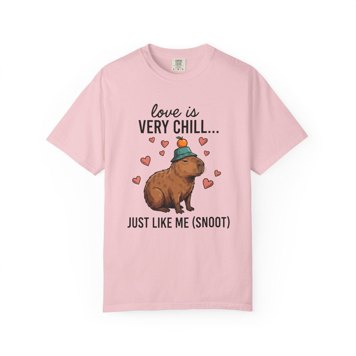 Capybara Drawing Shirt Valentines Day Creature Unisex Gift product image 3