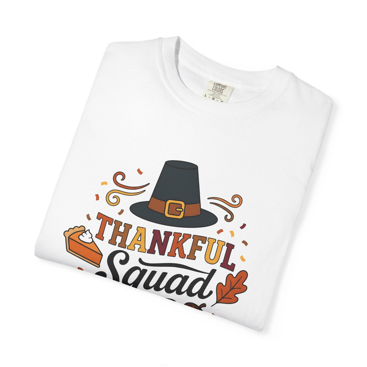 Pilgrim Hat Cute T-Shirt – Thanksgiving Harvest Fall Design, Unisex Graphic Tee