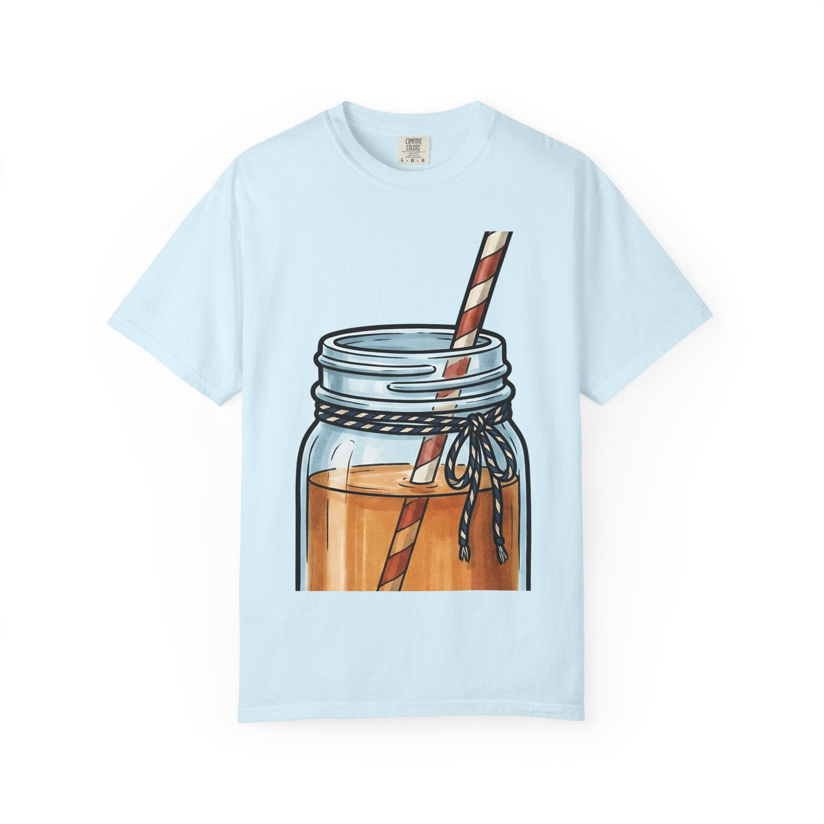 Mason Jar Cup Shirt America Holiday Unisex Gift Line Art Tee Mason Jar T-Shirt