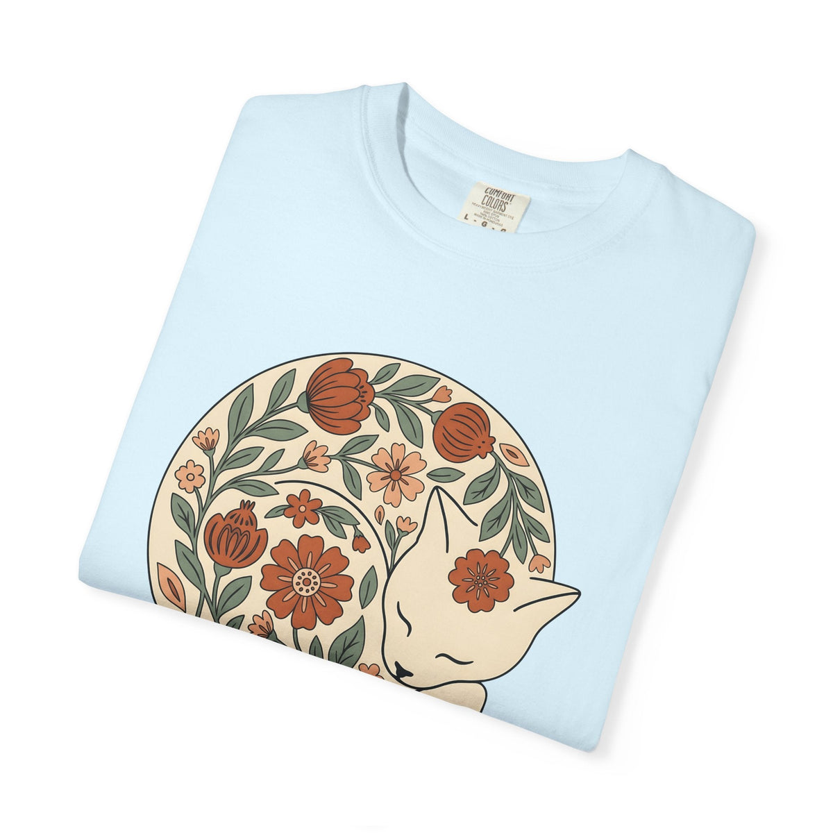 Blossom Cat Shirt Garden Gift Women Tribal Tee Kitty product image 8