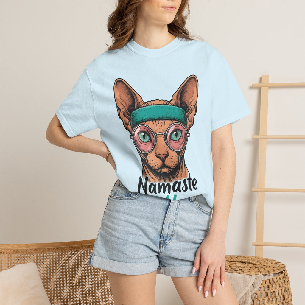 Sphynx Feline Shirt Cat Mindfulness Unisex Gift Line Art product image 9